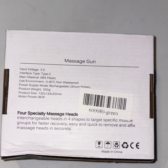 Green  Massage Gun - Picture 4 of 11